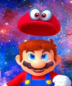Aesthetic Super Mario Paint by numbers