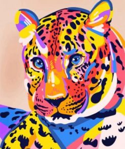 Aesthetic Tiger Paint by numbers