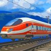 Aesthetic Train Paint by numbers