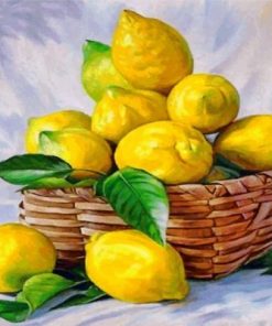 Lemon Basket Paint by numbers