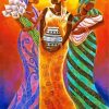 African Women paint by numbers