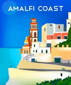 Amalfi Coast Paint by numbers