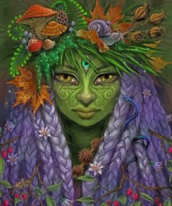 Artistic Mother Nature Paint by number