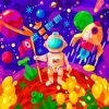 Astronaut Man Paint by numbers