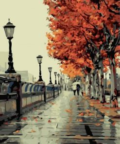 Autumn Couple Paint by numbers