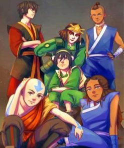 Avatar The Last Airbender Paint by numbers