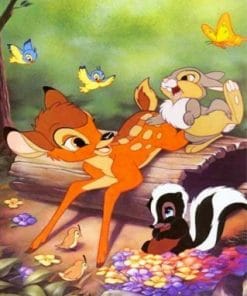 Bambi And Her Friends Paint by numbers