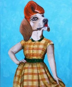 Classy Beagle Paint by numbers