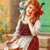 Aesthetic Beautiful Girl Paint by numbers