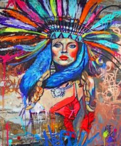 Bohemian Woman Paint by numbers