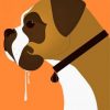 Boxer Dog Paint by numbers