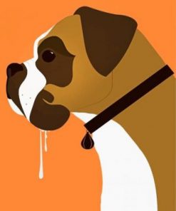 Boxer Dog Paint by numbers