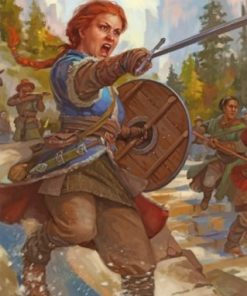 Brave Woman Paint by number