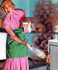 Burned Dinner Paint by numbers