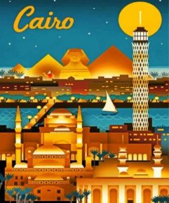 Cairo Egypt Paint by numbers