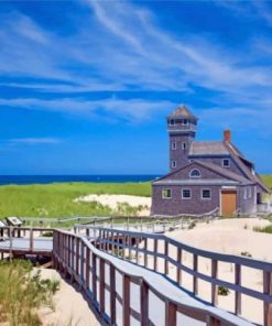 Aesthetic Cape Cod Landscape Paint by numbers