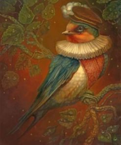 Classy Bird Paint by numbers