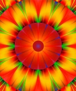 Abstract Mandala Paint by numbers
