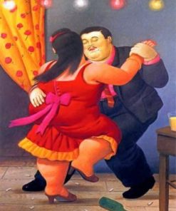 Couple Dancing paint by number