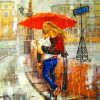 Couple Enjoying The Winter Paint by numbers
