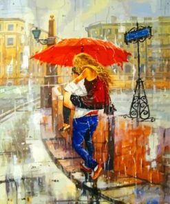 Couple Enjoying The Winter Paint by numbers