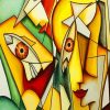 Aesthetic Cubist Paint by numbers