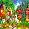 Farm Animals Paint by numbers
