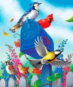 Cute Birds Paint by numbers