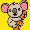 Cute Koala Paint by numbers