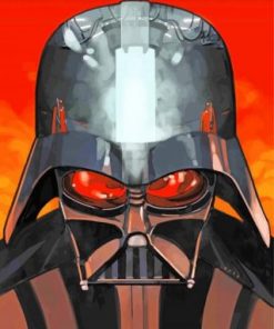 Darth Vader Paint by numbers