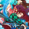 Nezuko And Tanjiro Paint by numbers