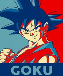 Goku Dragon Ball Paint by numbers