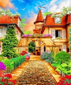 Dreamy Landscape Paint by numbers