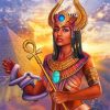 Egyptian Goddess Paint by numbers