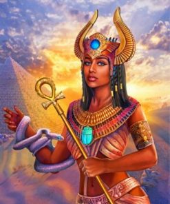 Egyptian Goddess Paint by numbers