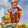 Exhausted Boy Paint by numbers