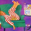 Exhausted Girl Paint by numbers