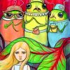 Fairy And Insects Paint by numbers