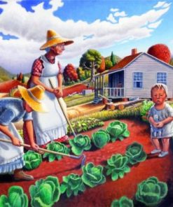 Aesthetic Farmers Paint by numbers