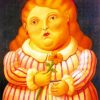 Fat Blonde Woman Paint by numbers