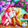 Fat Couple In Love Paint by numbers