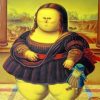 Fat Mona Paint by numbers