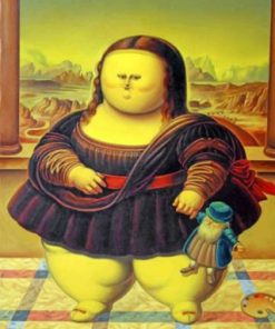 Fat Mona Paint by numbers