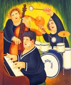 Fat Musician Paint by numbers
