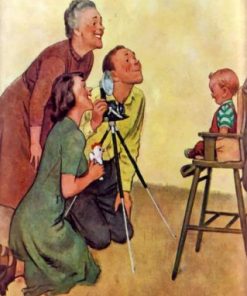 first picture paint by number