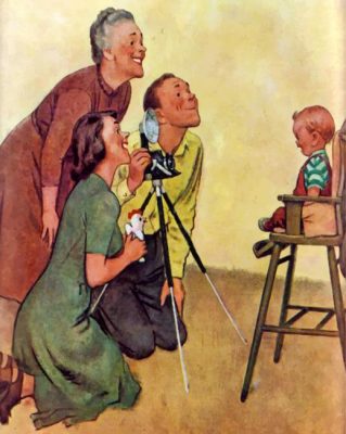 first picture paint by number