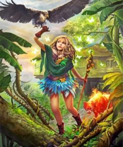 Forest Little Queen Paint by numbers