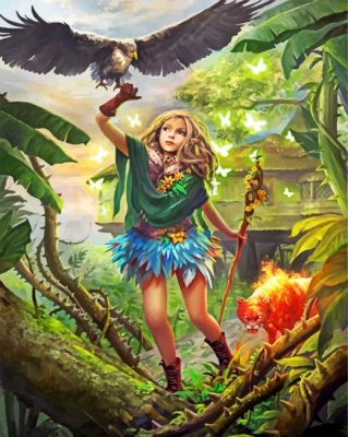 Forest Little Queen Paint by numbers