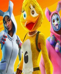Fortnite illustration paint by number