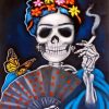Frida Kahlo Skull Paint by numbers